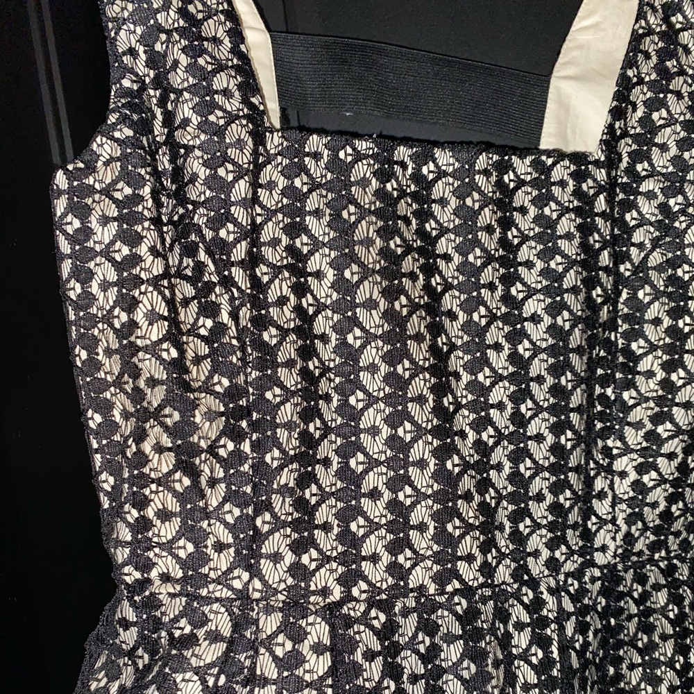 Women black lace dress